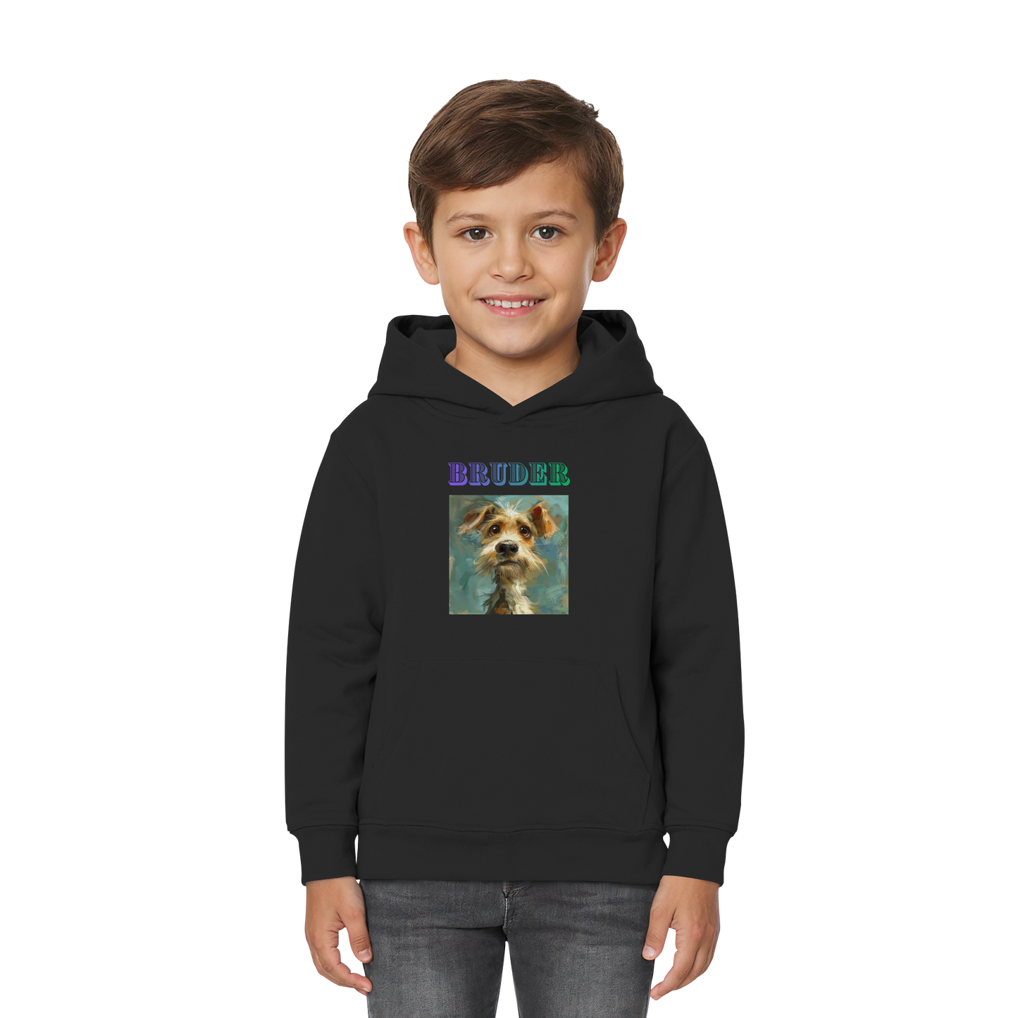 Kinder-Premium Hoodie-Bruder - Kids Premium Hoodie - SHUDOV