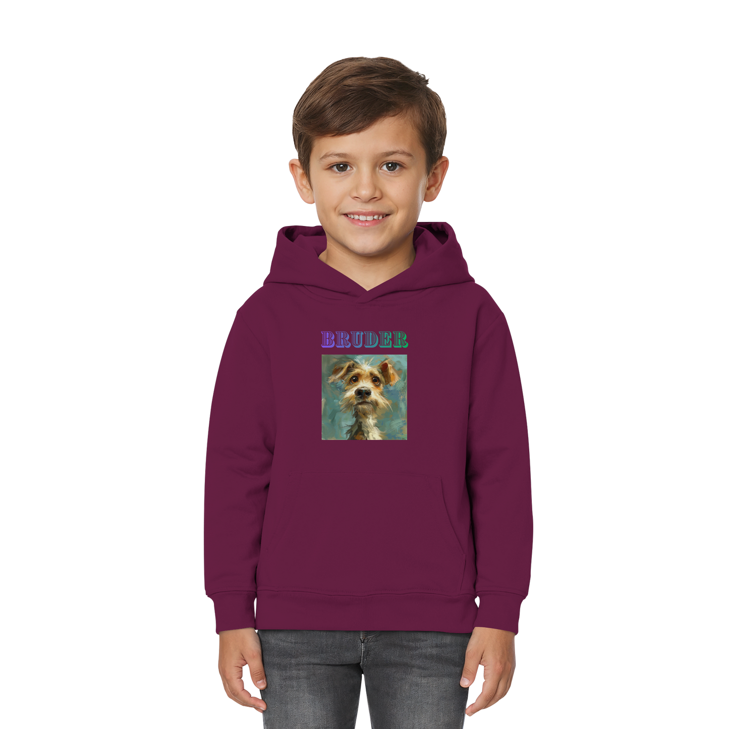 Kinder-Premium Hoodie-Bruder - Kids Premium Hoodie - SHUDOV