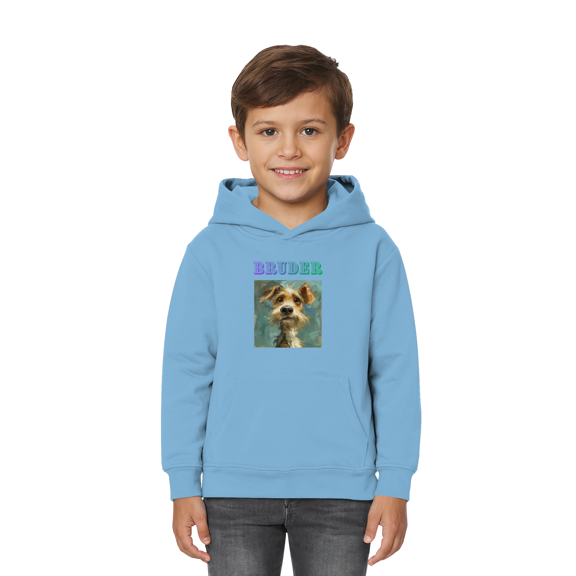 Kinder-Premium Hoodie-Bruder - Kids Premium Hoodie - SHUDOV