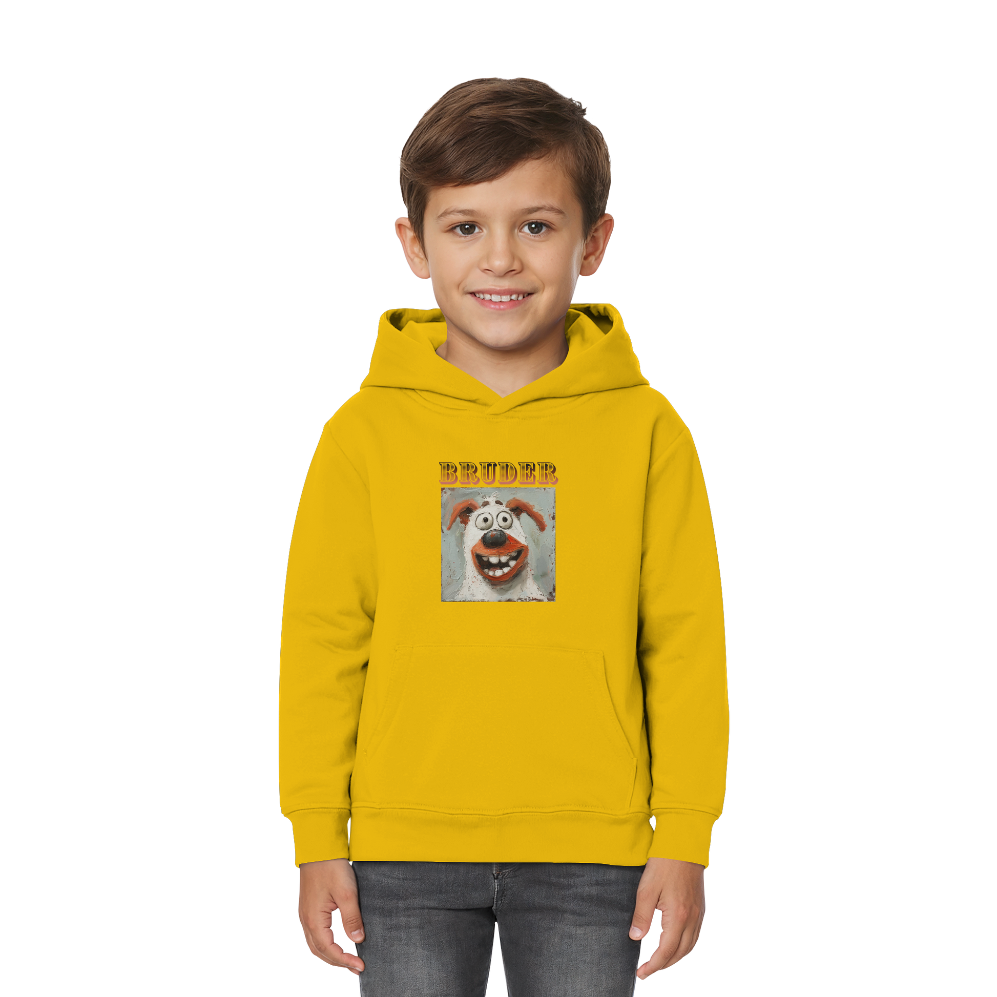 Kinder-Premium Hoodie-Bruder - Kids Premium Hoodie - SHUDOV